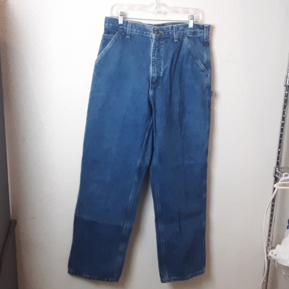 Carhartt Painter Original Fit Men's 34Wx32L  100% Cotton Denim Blue - Picture 1 of 15